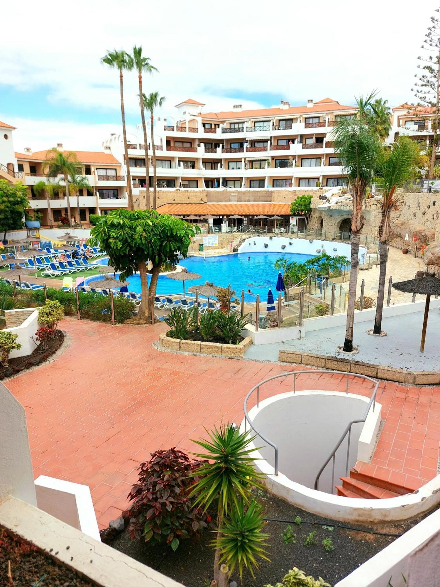 Maximar Apartment 8 Bed Places, Heated Swimmingpool Arona  Eksteriør bilde