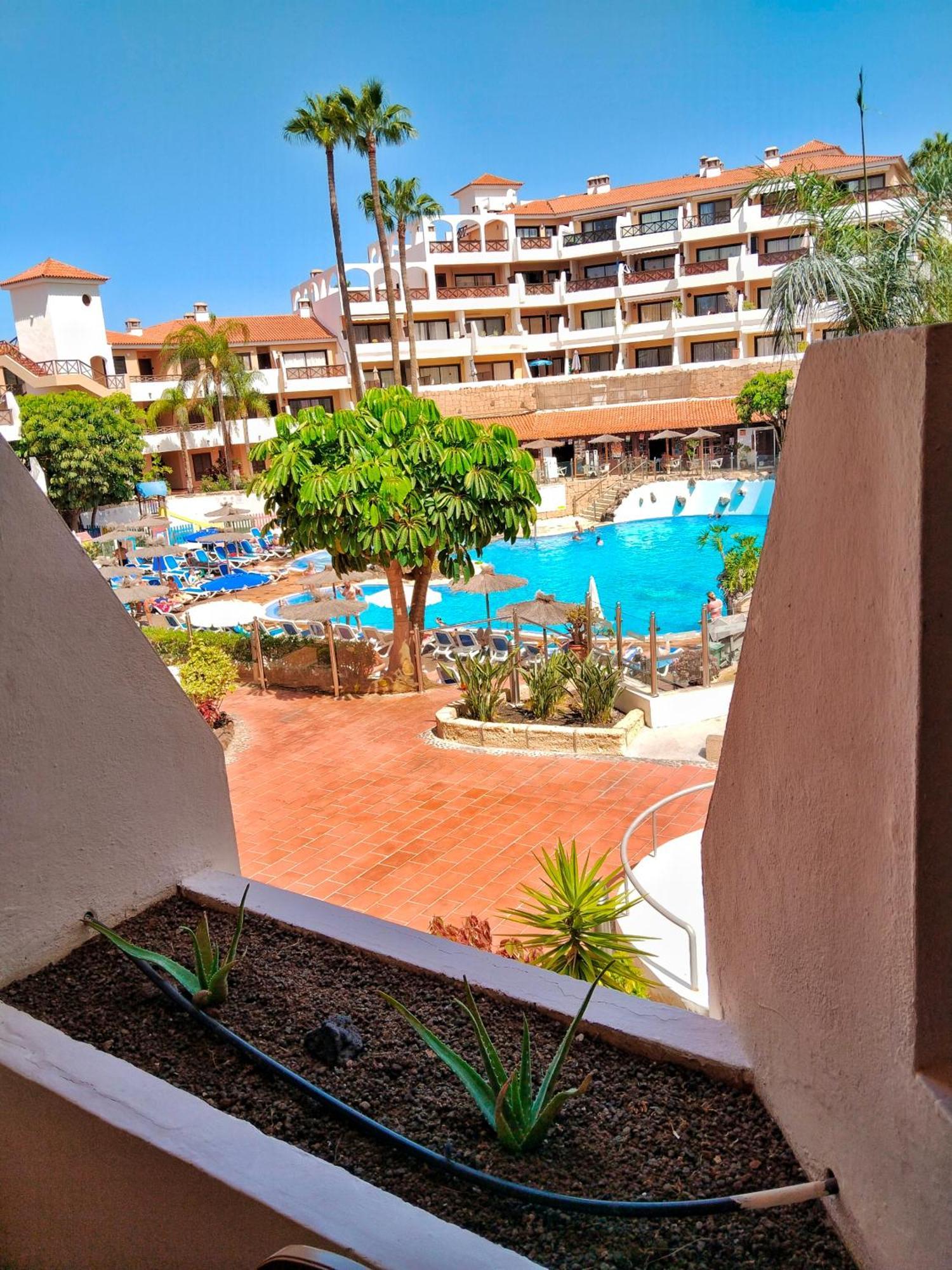 Maximar Apartment 8 Bed Places, Heated Swimmingpool Arona  Eksteriør bilde